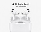 Door AI gegenereerde weergave van de AirPods Pro 4 met camera’s.
