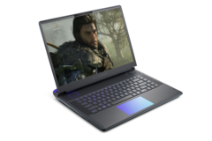 De GPU in de Alienware 16 Area-51 kan zonder compromissen tot 175 W draaien, zij het alleen op de hardste ventilatorstand (Afbeelding bron: Dell)