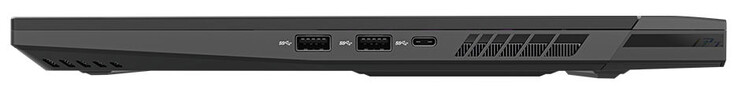 Rechterkant: 2x USB 3.2 Gen 2 (USB-A), 1x USB 3.2 Gen 2 (USB-C)