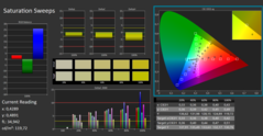 Calman ColorChecker verzadiging gekalibreerd