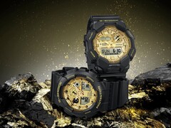 Casio&#039;s nieuwste horloges uit de G-Shock Black- en Gold-serie (op de foto) zijn nu verkrijgbaar in Europa. (Afbeeldingsbron: Casio)
