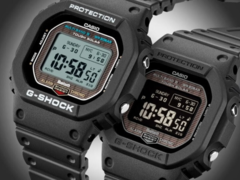 De twee varianten van de nieuwe aankomende Casio G-Shock GW-BX5600 (foto) - één met een standaard LCD-scherm en de andere met een omgekeerd LCD-scherm. (Afbeeldingsbron: Great G-Shock World)