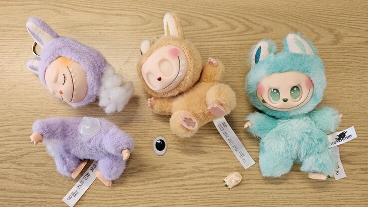 Meer dan 200 namaak Labubu poppen zijn in beslag genomen door het Office of Fair Trading op het eiland Man (bron: bbc.co.uk)