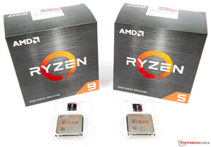 AMD Ryzen 9 5950X en AMD Ryzen 5 5600X