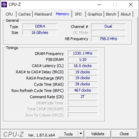 System info: CPU-Z memory