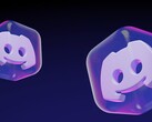 3D-pictogrammen in de vorm van doorschijnende kubussen met het Discord Clyde-logo