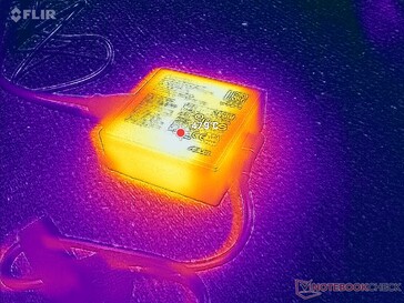 AC-adapter bereikt meer dan 48 C bij belasting