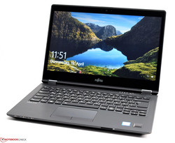 De Fujitsu LifeBook U748, geleverd door Fujitsu Deutschland.