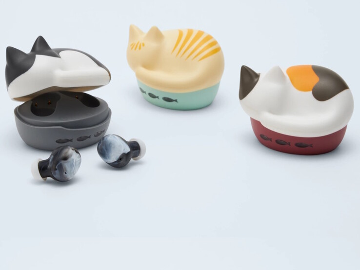 De nieuwe kleuren die zijn toegevoegd aan de Neko HP-C28BT oordopjes zijn Hachiware, Chatora en Mike (van links naar rechts). (Afbeeldingsbron: Radius)