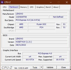 CPU-Z moederbord