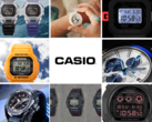 In mei is er een groot aantal horloges toegevoegd aan de online winkel van Casio. Afgebeeld - 9 verschillende modellen die deze maand werden gelanceerd in één afbeelding, met het Casio-logo in het midden. (Afbeelding bron: Casio - Bewerkt)