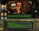 Een screengrab van hoe dialoogvensters functioneerden in het originele Fallout-spel
