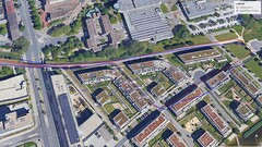 GNSS testfietstocht: keerpunt