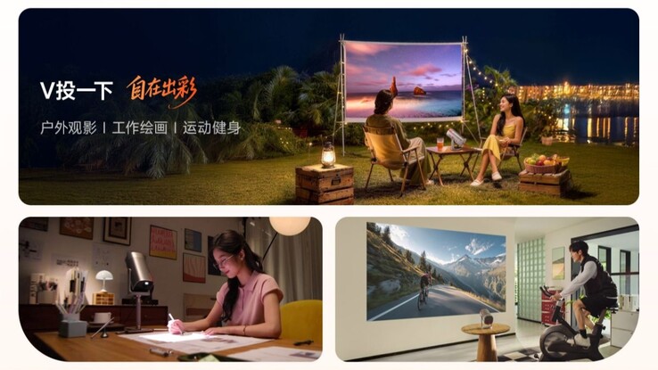 De Hisense Vidda LightGo draagbare projector