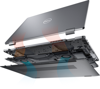 Dell Latitude 9440 2-in-1 - Koeling. (Afbeelding Bron: Dell)