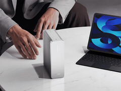 De S5 NAS heeft een slanke en compacte vormgeving. Afgebeeld: een promotiefoto van het systeem.