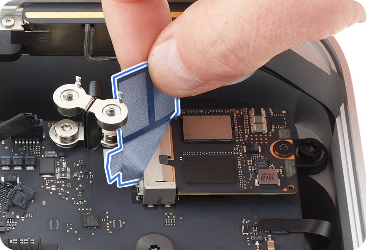 Toegang tot de SSD-module in de nieuwe Mac Studio
