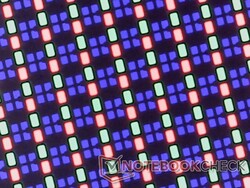 Haarscherpe RGB-subpixelarray zonder korreligheidsproblemen