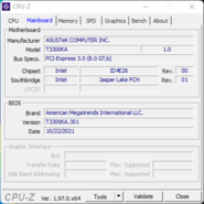 CPU-Z moederbord