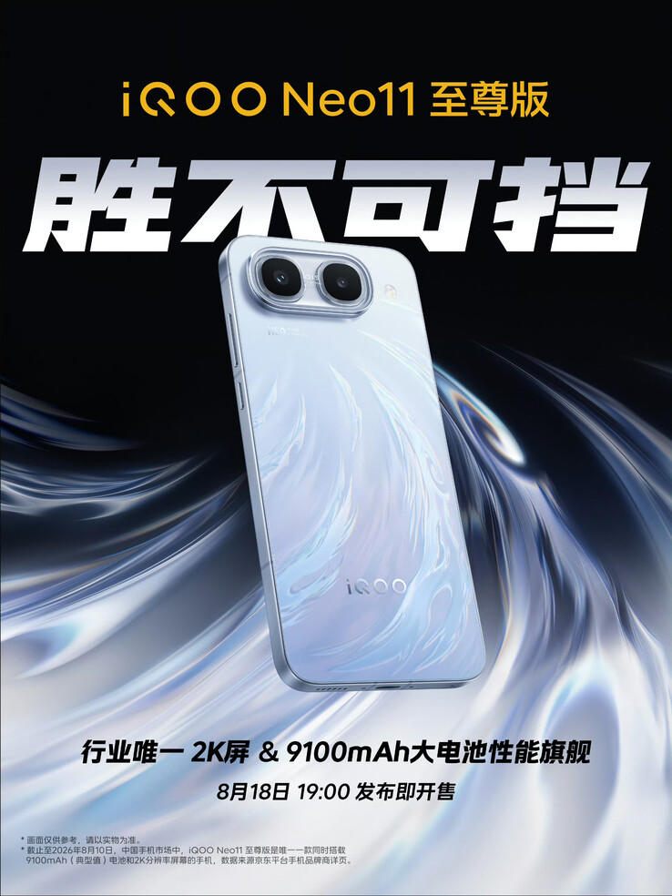 De iQOO Neo 11 Extreme Edition