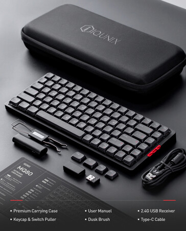 Iqunix MQ80 met accessoires