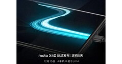 Moto X40 teasers krijgen super-charged. (Bron: Motorola)