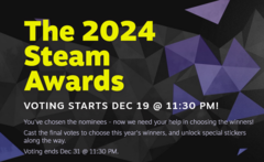 De genomineerden voor The Steam Awards zijn bekendgemaakt (bron: Valve)