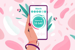 Een app om uw menstruatie bij te houden (Afbeelding bron: Freepik)