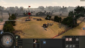 Afbeelding: Een screenshot van de gameplay van Company of Heroes.