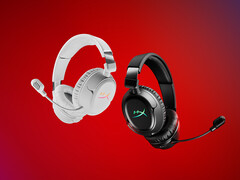 De HyperX Cloud Flight 2 is verkrijgbaar in twee kleuren. Afgebeeld: een promofoto van de gamingheadset. (Afbeeldingsbron: HP)