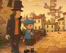 Officiële promotieafbeelding voor Professor Layton and the New World of Steam.
