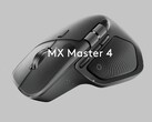 MX Master 4S teaser video screenshot toont zwarte MX Master 4 muis