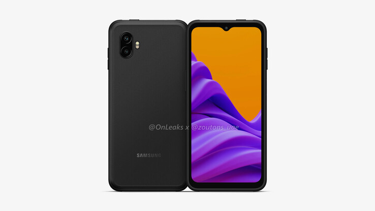 Of is dat de "Galaxy XCover Pro 2"? (Bron: OnLeaks x Zouton)