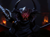 Een screengrab van de titel Metal Hellsinger van The Outsiders (bron: Steam Community)