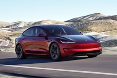De elektrische Tesla Model 3 sedan (Afb. bron: Tesla)