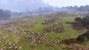 Een afbeelding van een leger in Total War: Three Kingdoms.