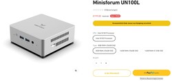 Minisforum Venus-serie UN100L (bron: Minisforum)