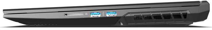 Rechts: 2x USB-A 3.0, kaartlezer (SD/SDHC/SDXC) (Foto bron: Schenker)