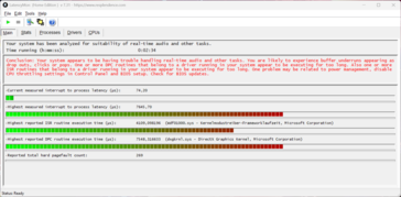 LatencyMon - Overzicht