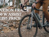 Ride1Up heeft de CF Racer1 aangekondigd als een relatief bescheiden elektrische gravel- en racefiets die gericht is op lichtgewicht en betaalbaarheid. (Afbeelding bron: Ride1Up - bewerkt)