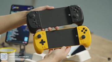 De Ayaneo Gaming Pad heeft een optionele telescopische controller die wordt aangesloten via USB-C. (Afbeeldingsbron: Ayaneo)