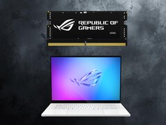 Asus Rog Zephyrus G16 gaming laptop onder DDR5 RAM (Afbeelding bron: Asus, Kingston met bewerkingen)