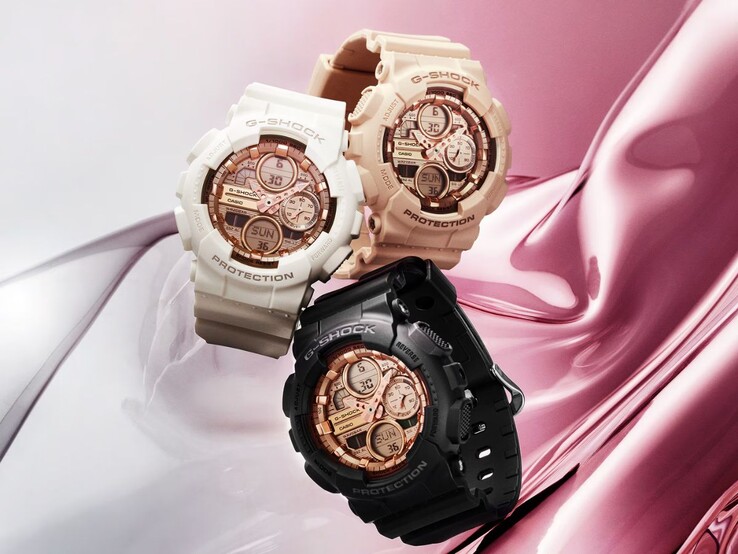 Casio's nieuwe G-Shock GMA-S140PG horloges