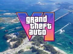 Banner voor GTA 6 met luchtfoto van Vice City