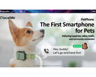Een promotionele afbeelding voor de PetPhone van GocalMe, een smartphone ontworpen voor huisdieren. (Afbeelding Bron: ucloudlink)