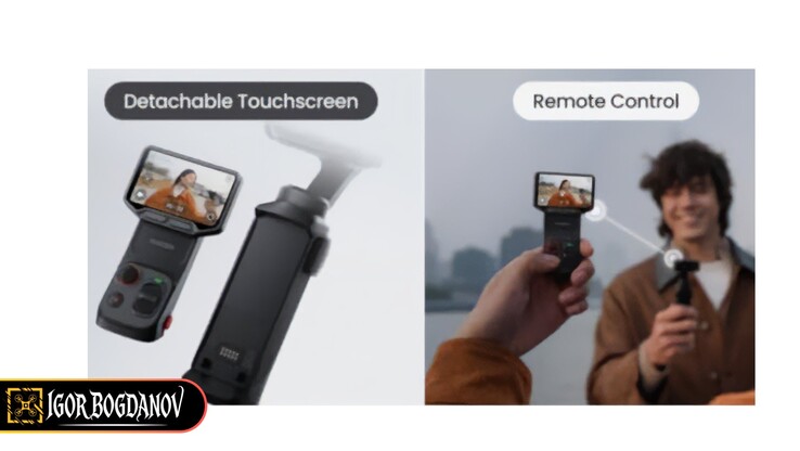 Insta360 Luna Ultra uitgelekte marketingbeelden.