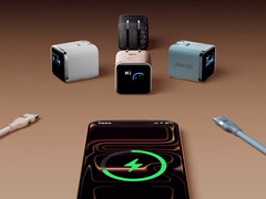 De 45W snellader biedt een adaptieve oplaadfunctie voor meerdere Apple apparaten. Afgebeeld: een promofoto van de adapter. (Afbeeldingsbron: Anker)