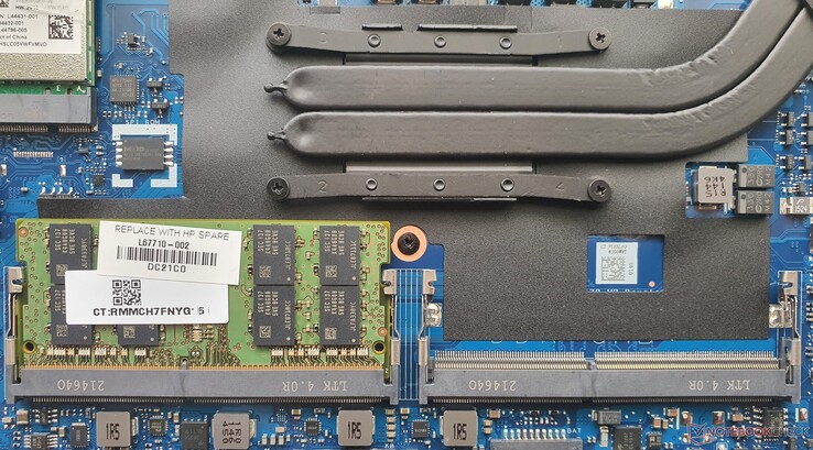 1x 16 GB RAM module in enkel-kanaals modus