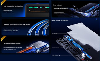 Het waterkoelsysteem van de Gaming Tablet 5 Pro (automatisch vertaald)