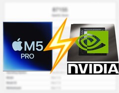 Apple De M5 Pro slaagt er niet in om de RTX 5060 Laptop GPU bij te houden in Geekbench OpenCL.